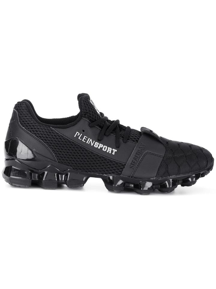 Plein Sport Logo Sock Sneakers - Black