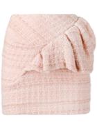 Alexandre Vauthier Tweed Skirt - Pink