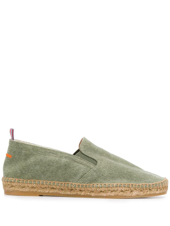 Castañer Suede Espadrilles - Green