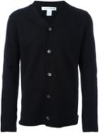 Comme Des Garçons Shirt Classic Button Front Cardigan, Men's, Size: Small, Black, Wool