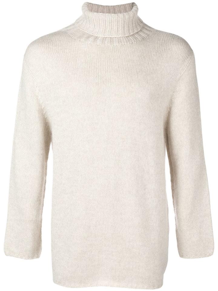 Ma'ry'ya Turtle Neck Jumper - Nude & Neutrals