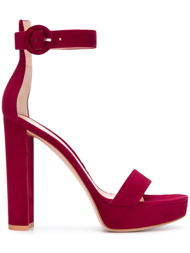 Gianvito Rossi Versilia Sandals - Red