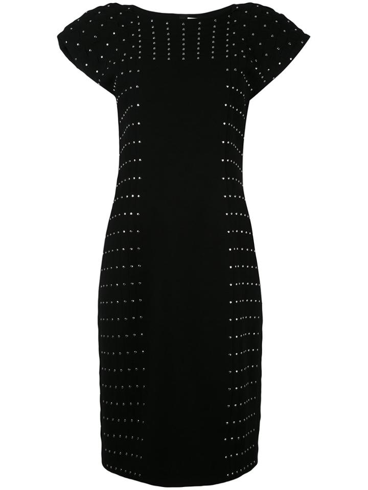 Comme Des Garçons Noir Kei Ninomiya Studded Midi Dress - Black