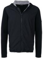 Z Zegna Hooded Zipped Jacket - Black