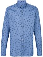 Lanvin Lobster Printed Shirt - Blue