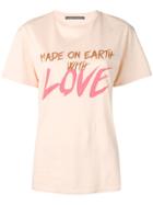 Alberta Ferretti Made On Earth With Love T-shirt - Neutrals