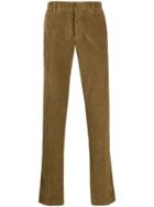 Incotex Corduroy Straight-leg Trousers - Brown