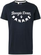 Bleu De Paname Printed Logo T-shirt, Men's, Size: Xl, Blue, Cotton
