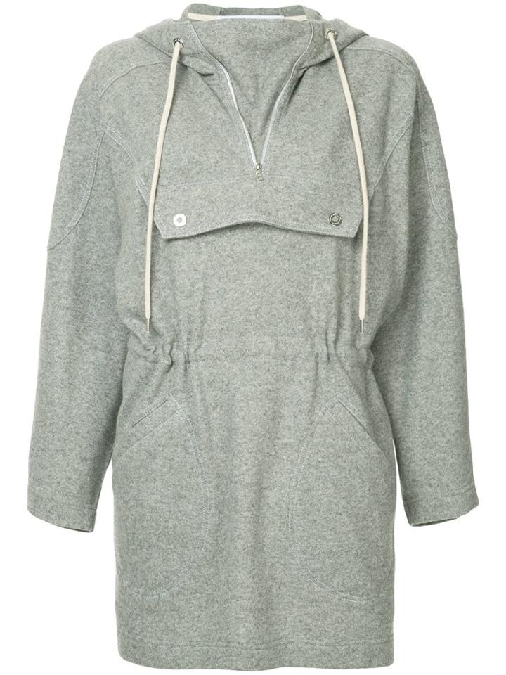 Walk Of Shame Anorak Dress - Grey