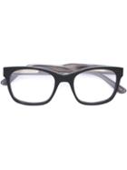 Bottega Veneta Eyewear - Square Frame Glasses - Women - Acetate - One Size, Black, Acetate