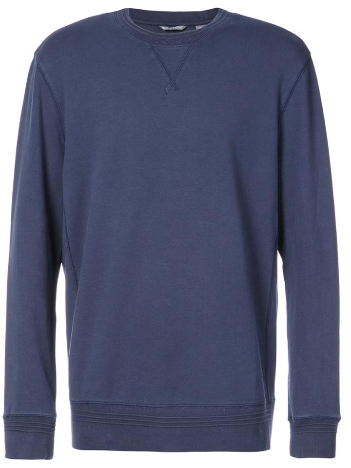 Michael Bastian Crew Neck Longsleeved Sweatshirt - Blue