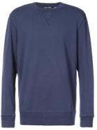 Michael Bastian Crew Neck Longsleeved Sweatshirt - Blue