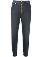 Dondup Cropped Straight-leg Jeans - Grey
