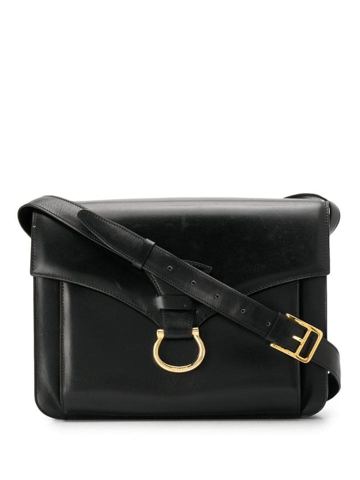 Céline Pre-owned 80-90's Foldover Top Box Bag - Black