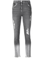 Philipp Plein Cropped Skinny Jeans - Grey