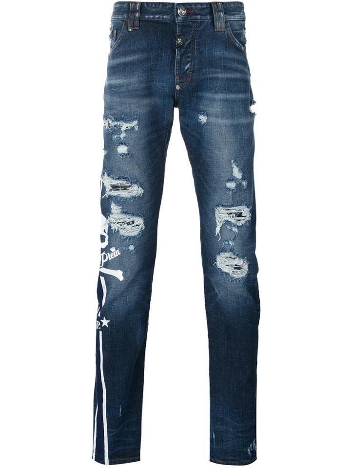 Philipp Plein So Fast Jeans - Blue
