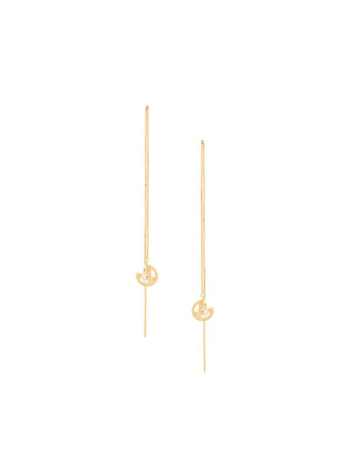 Lara Bohinc 'planetaria' Pull Through Earrings, Women's, Metallic