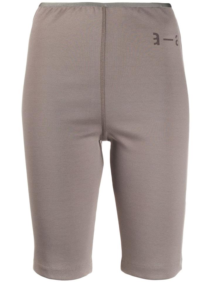 Artica Arbox Logo Print Shorts - Neutrals