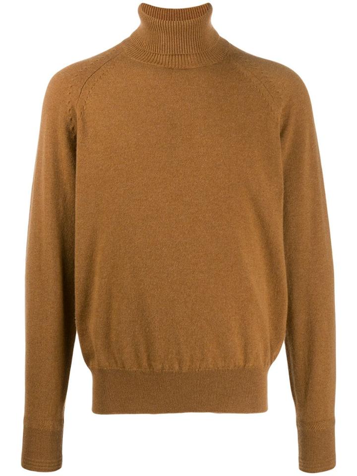Tom Ford Roll-neck Cashmere Knitted Jumper - Neutrals