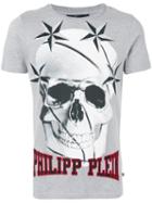 Philipp Plein - Skull Print T-shirt - Men - Cotton - S, Grey, Cotton