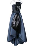 Sachin & Babi Pera Gown - Black