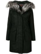 Woolrich Military Loose Parka Coat - Black
