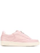 Reebok Zip-front Low-top Sneakers - Pink