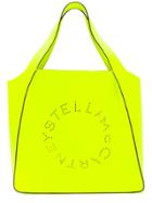 Stella Mccartney Perforated Logo Tote - Yellow & Orange