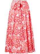 Lisa Marie Fernandez Printed Beach Skirt - Red