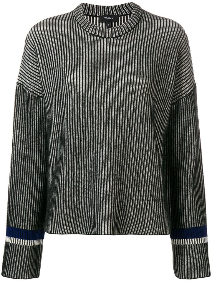 Theory Cashmere Loose Fit Jumper - Black