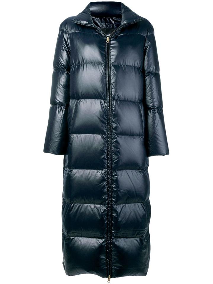 Duvetica Long Padded Coat - Blue