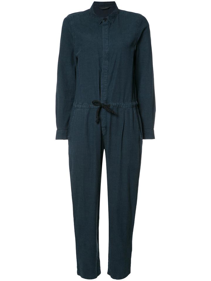 Neuw Drawstring Jumpsuit, Women's, Size: Medium, Blue, Cotton