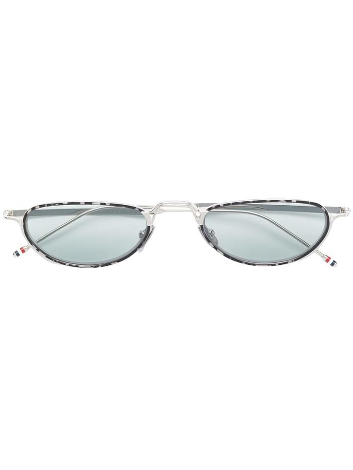Thom Browne Eyewear Cat-eye Tinted Sunglasses - Silver