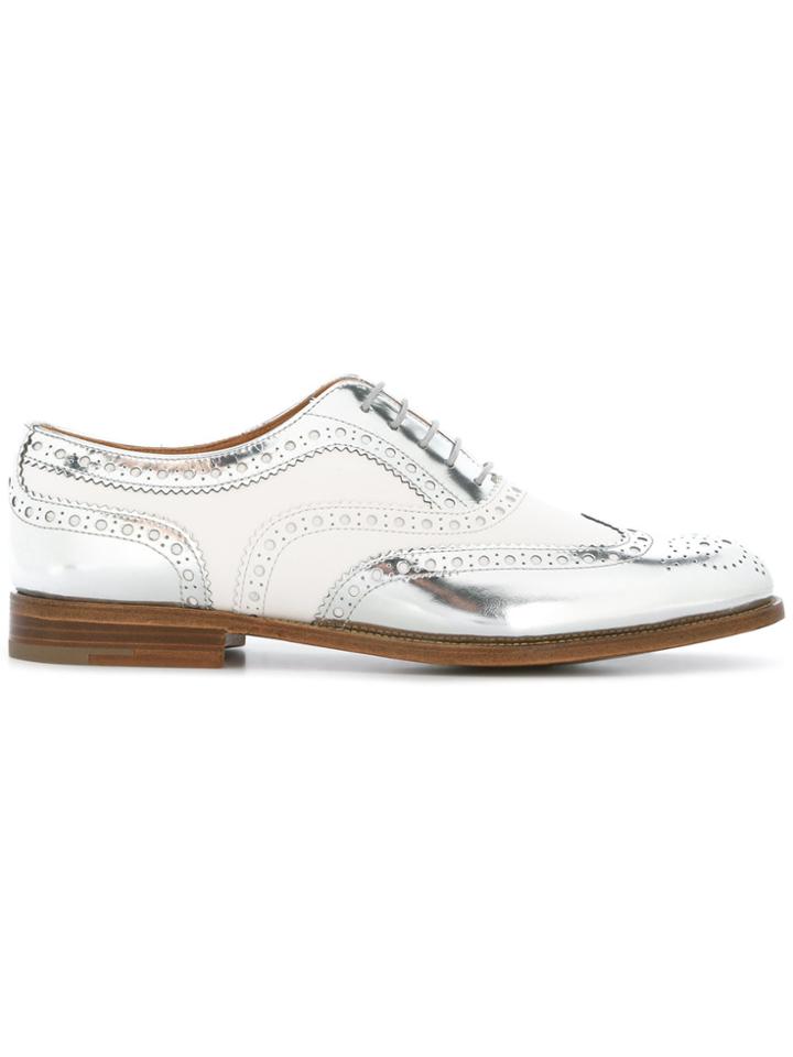 Church's Paneled Brogues - White