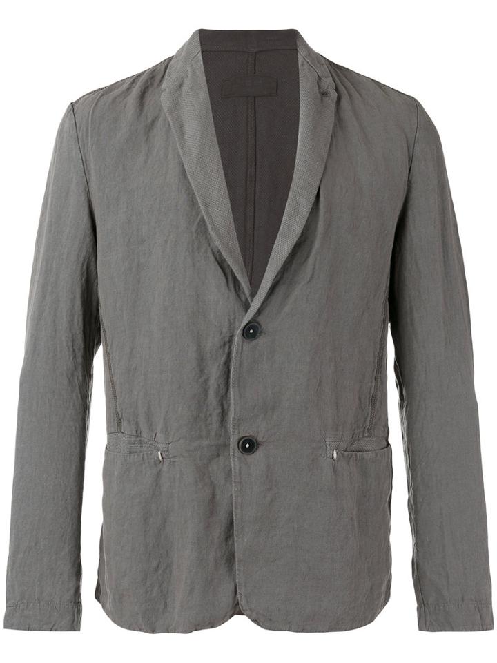 Transit - Soft Blazer - Men - Linen/flax - Xl, Grey, Linen/flax