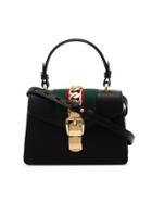 Gucci Black Sylvie Mini Leather Shoulder Bag