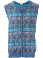 Missoni Vintage Intarsia Knit Gilet