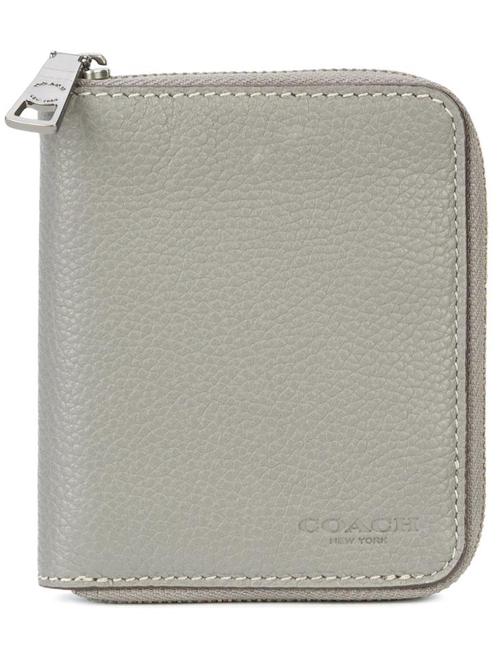 Coach Small Zip-around Wallet - Grey