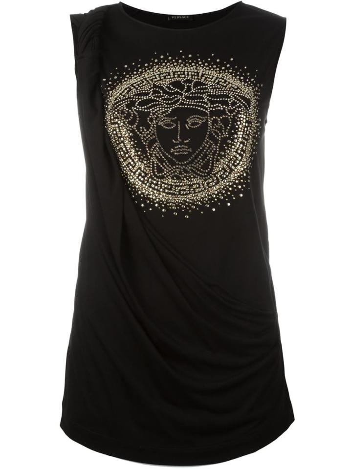 Versace Studded Medusa Tank Top