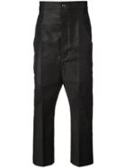 Rick Owens High-waisted Trousers - Black