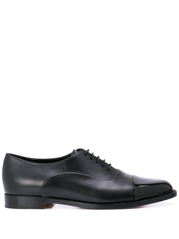 Manolo Blahnik Rodita Oxford Shoes - Black