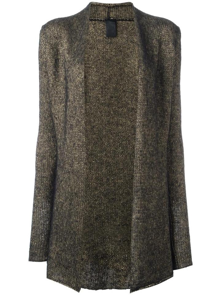10sei0otto Metallic (grey) Cardigan, Women's, Size: 42, Viscose/alpaca/wool