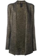 10sei0otto Metallic (grey) Cardigan, Women's, Size: 42, Viscose/alpaca/wool