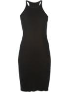 Rick Owens Drkshdw Ribbed Tank Dress, Women's, Size: Xs, Black, Cotton