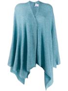 Agnona Knitted Wrap - Blue