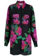 Amir Slama Roses Print Shirt - Unavailable