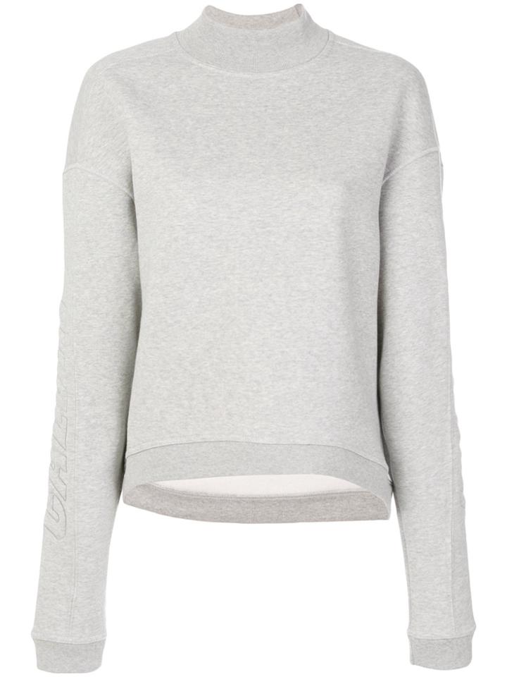 Ck Jeans High Neck Jumper - Grey