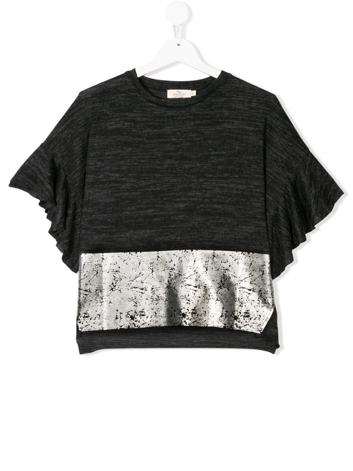 Andorine Teen Oversized Top - Grey