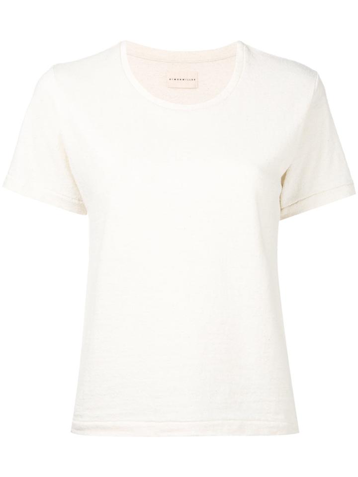 Simon Miller Round Neck T-shirt - Nude & Neutrals