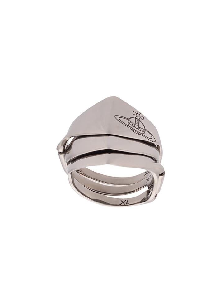 Vivienne Westwood Knuckleduster Ring - Metallic